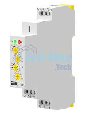 Реле циклическое TC реверсивное 2 контакта 12-240В AC/DC AC