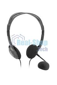 Гарнитура проводная стерео Defender HN-102 накладные компактные 2 х 3.5 мм jack стерео кабель 1,8 м черный