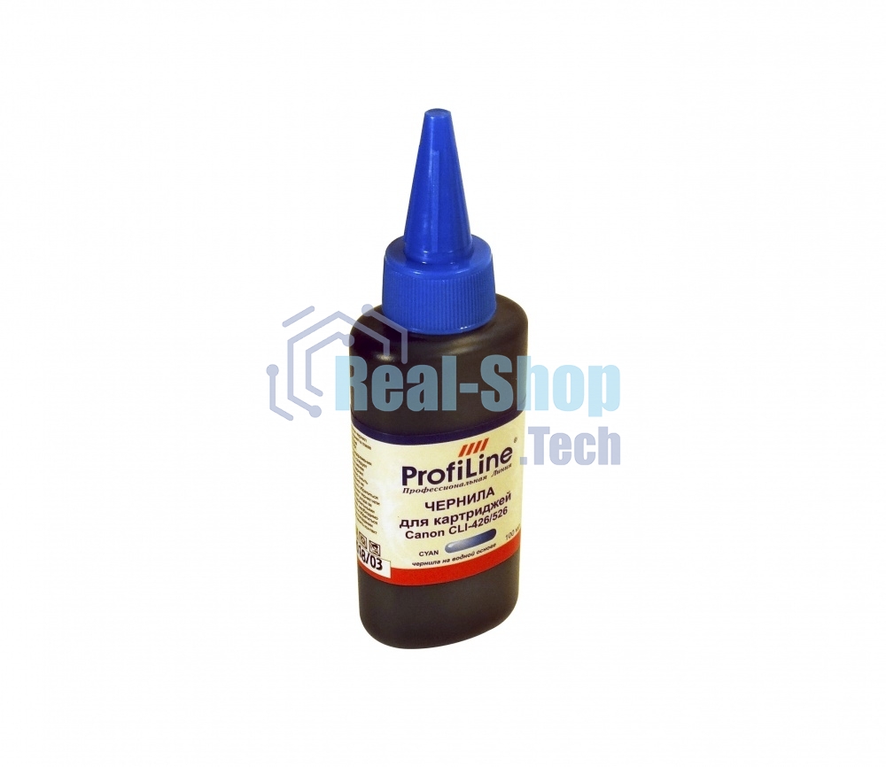Чернила ProfiLine PL-CLI-426/526 для принтеров Canon iP4820/iP4840/iP4850/iP4870/MG6120/MG6140/MG6150/MG6170/MG8120/MG8140/MG8150/MG8170 Cyan водн 100 мл
