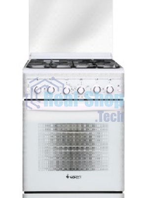 Плита газовая Gefest ПГ 5300-02 0040 белый, конфорок 4 шт, духовка 52 л, 50 см x 85 см x 58.5 см