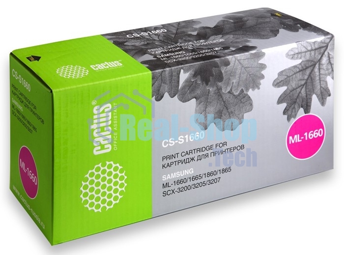 Картридж лазерный Cactus CS-S1660S черный (1500 стр.) для Samsung ML-1660/1665 SCX-3205