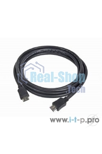 Кабель Cablexpert HDMI CC-HDMI4-10M, 19M/19M, v2.0, медь, позол.разъемы, экран, 10м, черный, пакет
