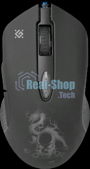 Мышь проводная Defender Sky Dragon GM-090L черный, 3200 dpi, USB, кнопки - 6