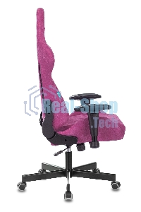 Кресло игровое Бюрократ VIKING KNIGHT LT15 FABRIC малиновый крестовина металл/пластик