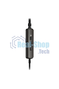 Гарнитура проводная игровая черные ASUS ROG CETra II (вкладыши, USB-C, RGb подсветка, ПУ, чехол, 90YH02S0-B2UA00)