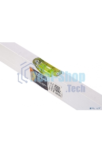 Уровень алюминиевый Sparta 400 мм, 3 глазка, линейка