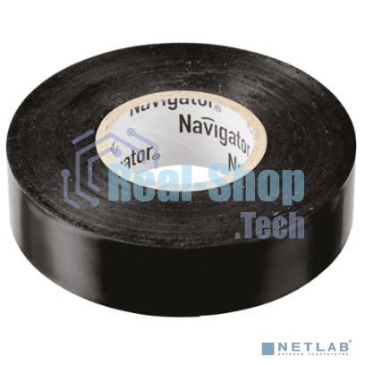 Изолента ПВХ Navigator 15 мм (рул.20м) черный NIT-B15-20/BL