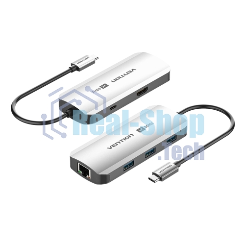Мультифункциональный хаб Vention USB Type C 6 в 1