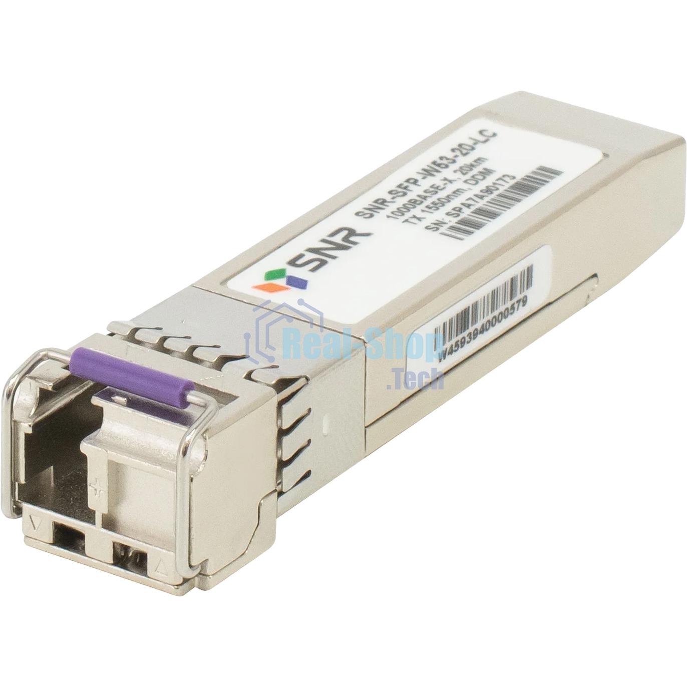 Модуль SNR SFP WDM, дальность до 20км (14dB), 1550нм