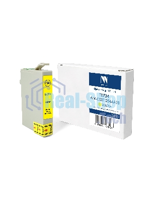 Картридж струйный NVPrint T0734 (NV-C13T10544A10) Yellow для Epson Stylus C110/СХ3900/CX4900/TX200/400/600 (13.5 мл) совместимый