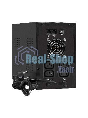 Источник бесперебойного питания ExeGate EX292608RUS SpecialPro UNB-2000.LED.AVR.4C13.RJ.USB 2000VA/1200W, LED, AVR,4*C13, RJ45/11,USB, металлический корпус, черный