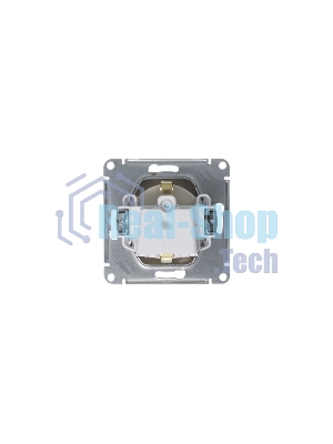 Механизм розетки 1-м СП AtlasDesign с заземл. защ. шторки 16А алюм. SchE ATN000345