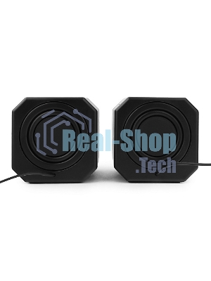 Акустическая система 2.0 Gembird SPK-405, пассив. излучатели, черный, 5 Вт, рег. громкости USB-питание