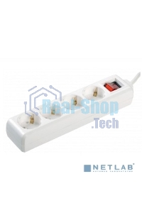 Удлинитель 4х1.5 м с заземл. 16А IP20 У04К с выкл. ПВС 3х1 ИЭК WYP10-16-04-01-ZK-17