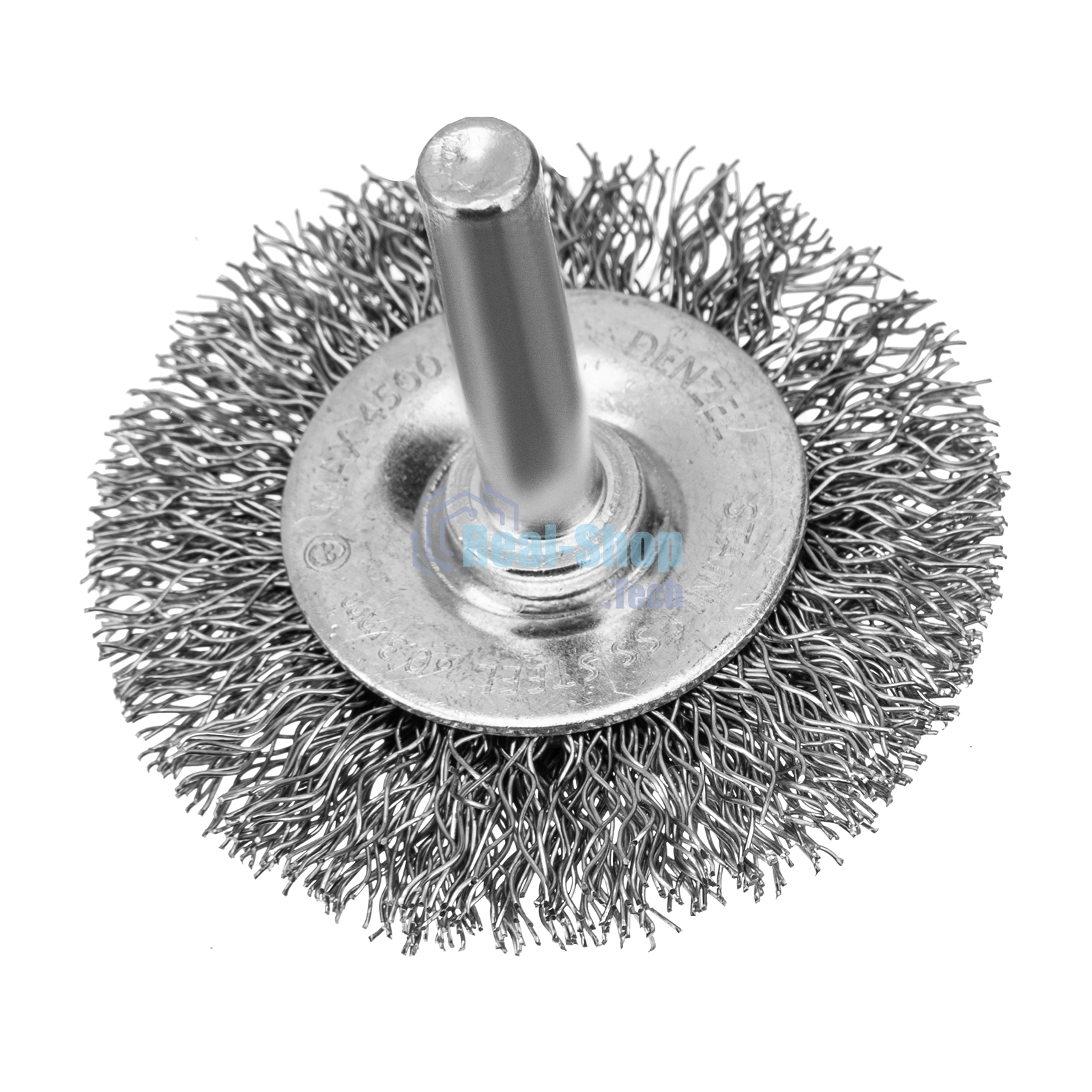 Набор щеток для дрели Denzel 1 Плоская 50 мм, 2 Чашки 25-50 мм, шпилька, нерж. вит. проволока