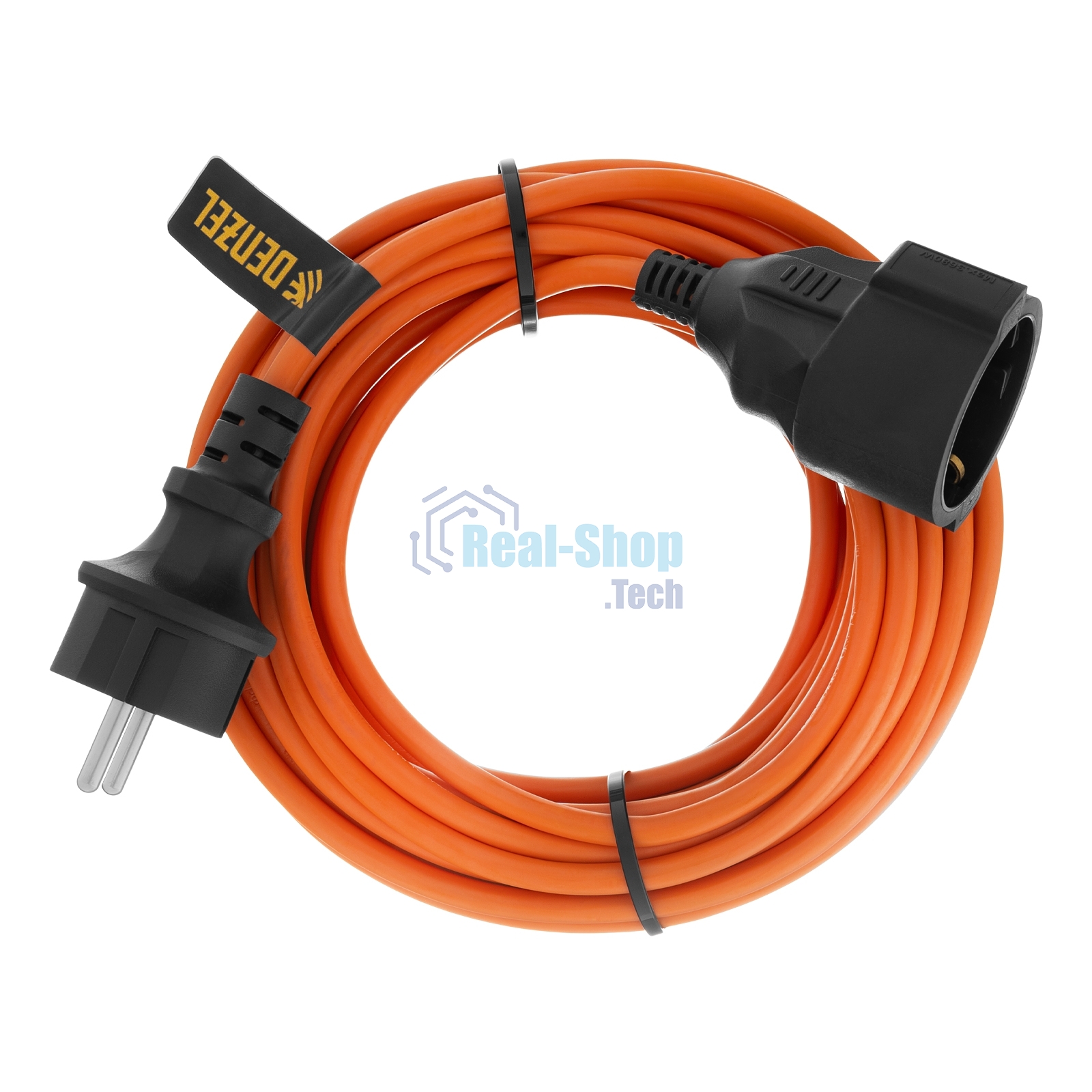 Удлинитель-шнур силовой Garden Series Denzel ПВС, 10 м, 1 розетка, 3*1 мм