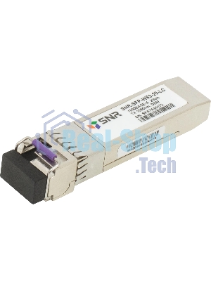 Модуль SNR SFP WDM, дальность до 20км (14dB), 1550нм