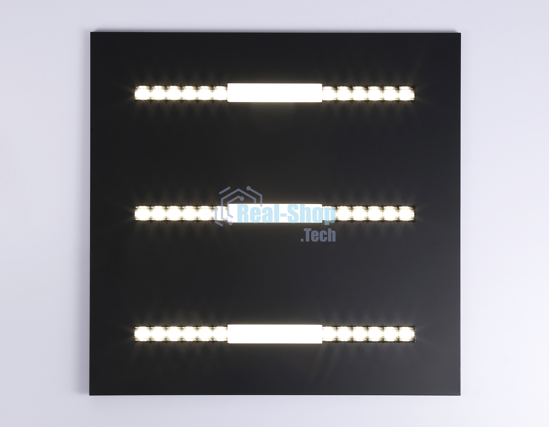 Светодиодная панель DPS1071 BK черный 48W 4000K 175-265V IP20 4080LM 595*595*14