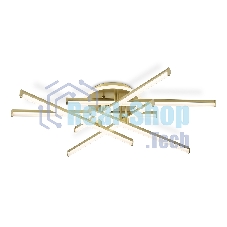 Потолочный светодиодный светильник Ambrella light FL6254 GD золото 97W 3000K-6400K 805*760*170 (ПДУ ИК)
