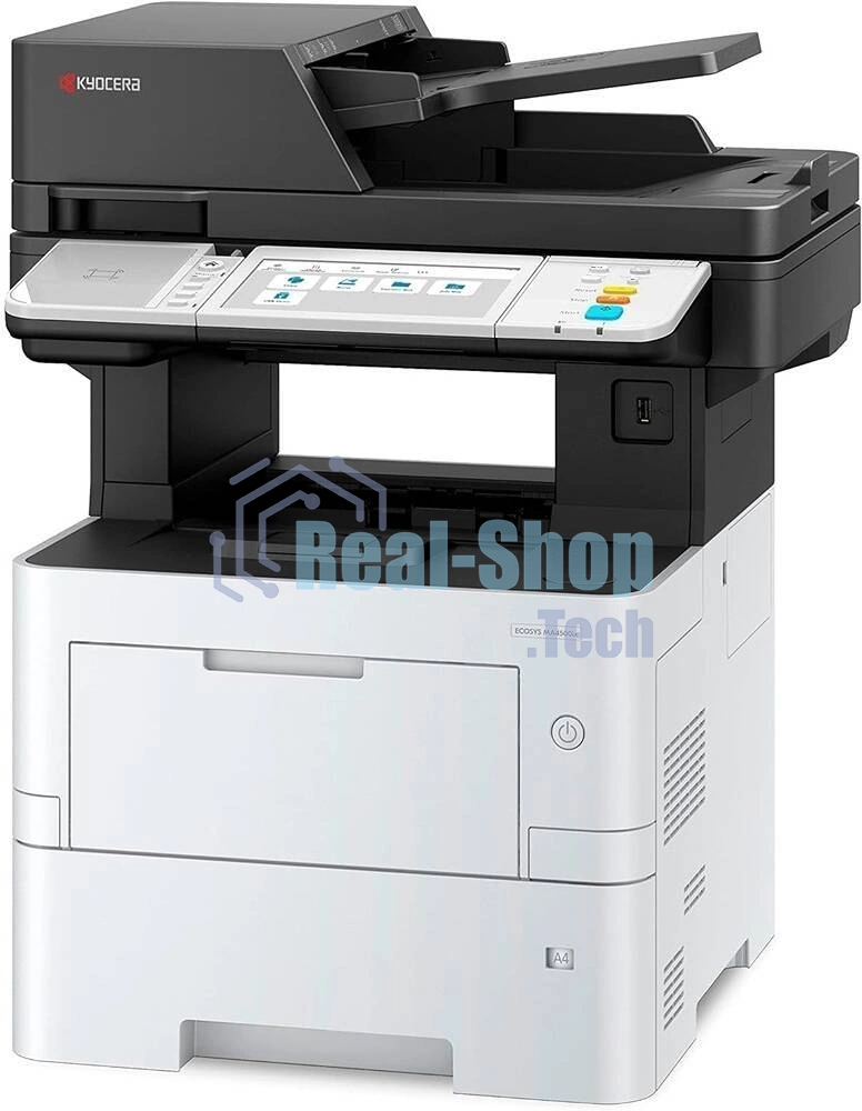 МФУ лазерное Kyocera ECOSYS MA4500ix (110C113NL0), A4, ч/б, печ. до 45 стр/мин., скан. до 60 стр/мин. (ч/б) 40 стр/мин. цвет, 1200 x 1200 dpi (печать) 600x600dpi (скан.), USB, RJ-45, Air Print, Mopria