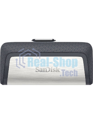 Флешка USB Sandisk DDC2 Ultra Dual (SDDDC2-032G-G46), 32Gb, USB 3.0/USB 3.1 Type C, R/W 150/30, серый/черный