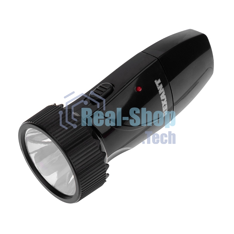 Фонарь Rexant с аккумулятором и встроенным зарядным устройством, зарядка напрямую от сети (евророзетка) 220 В