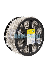 Гирлянда Neon-night LED Клип-лайт 12 V, прозрачный ПВХ, 150 мм, цвет диодов теплый белый