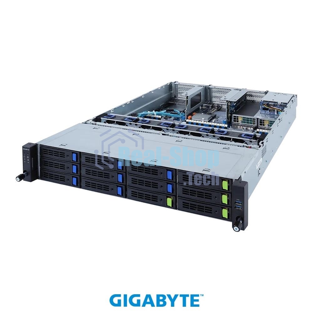 Серверная платформа Gigabyte R282-3C1 2U, 12x3.5