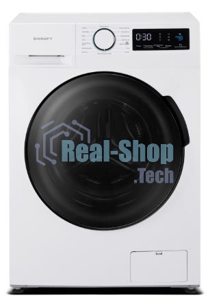 Стиральная машина Kraft KF-HD8142WE белая, загрузка фронтальная 8кг, 1400 об/мин., класс: A+++