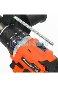 Дрель-шуруповерт аккумуляторная Patriot BR 216UES-h, Аккумуляторная, 21В, 2 АКБ, Кейс