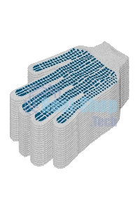Перчатки трикотажные, с ПВХ Протектор, 32 г, 10 класс, 10 пар/уп