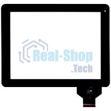 Сенсорное стекло (тачскрин) для DNS AirTab M975w, черное