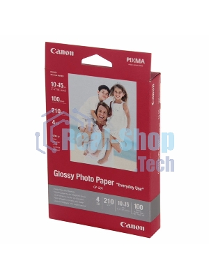 Фотобумага CANONГлянцевая, 210г/м2, A6 (10X15), 100 л.