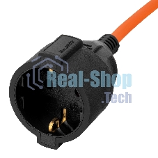 Удлинитель-шнур силовой Garden Series Denzel ПВС, 10 м, 1 розетка, 3*1 мм