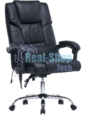 Кресло Cactus CS-CHR-OC02M-BK черный, экокожа