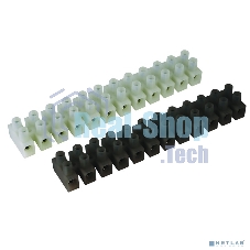 Клемник Полипропилен белый, 2р, 85 град., 450V, 32А, 4мм.кв. (р)