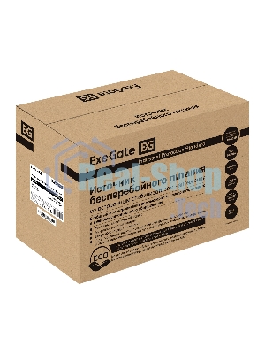 Источник бесперебойного питания ExeGate EX292608RUS SpecialPro UNB-2000.LED.AVR.4C13.RJ.USB 2000VA/1200W, LED, AVR,4*C13, RJ45/11,USB, металлический корпус, черный