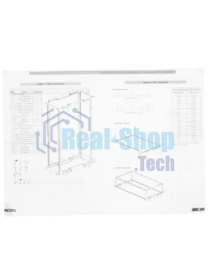 Стойка двухрамная Lanmaster TWT-RACK2-42U-6X10 42U 600 мм X 1000 мм серый