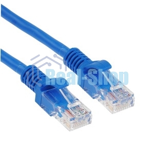 Патч-корд UTP Cablexpert PP12-10M/B cat.5e, 10м, литой, многожильный, синий