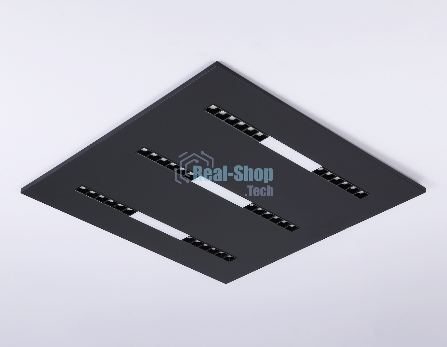 Светодиодная панель DPS1071 BK черный 48W 4000K 175-265V IP20 4080LM 595*595*14