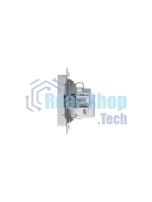 Механизм розетки 1-м СП AtlasDesign с заземл. защ. шторки 16А алюм. SchE ATN000345