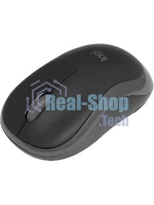 Мышь беспроводная Logitech M186 черный/серый, 1000 dpi, радиоканал, USB, кнопки - 3