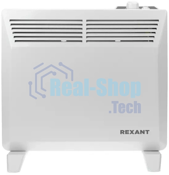 Конвектор электрический Rexant белый, 1000 Вт, 15 м2, термостат