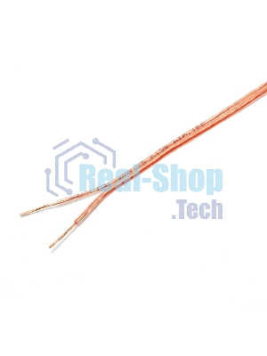 Акустический кабель Cablexpert CC-TC2x0,75-10M, прозрачный, 10 м, бухта