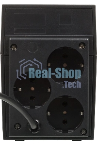 Источник бесперебойного питания Powercom Raptor RPT-600A EURO 360Вт 600ВА черный