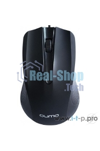 Мышь проводная Qumo Office Union M66 черный, 1000 dpi, USB, кнопки - 3