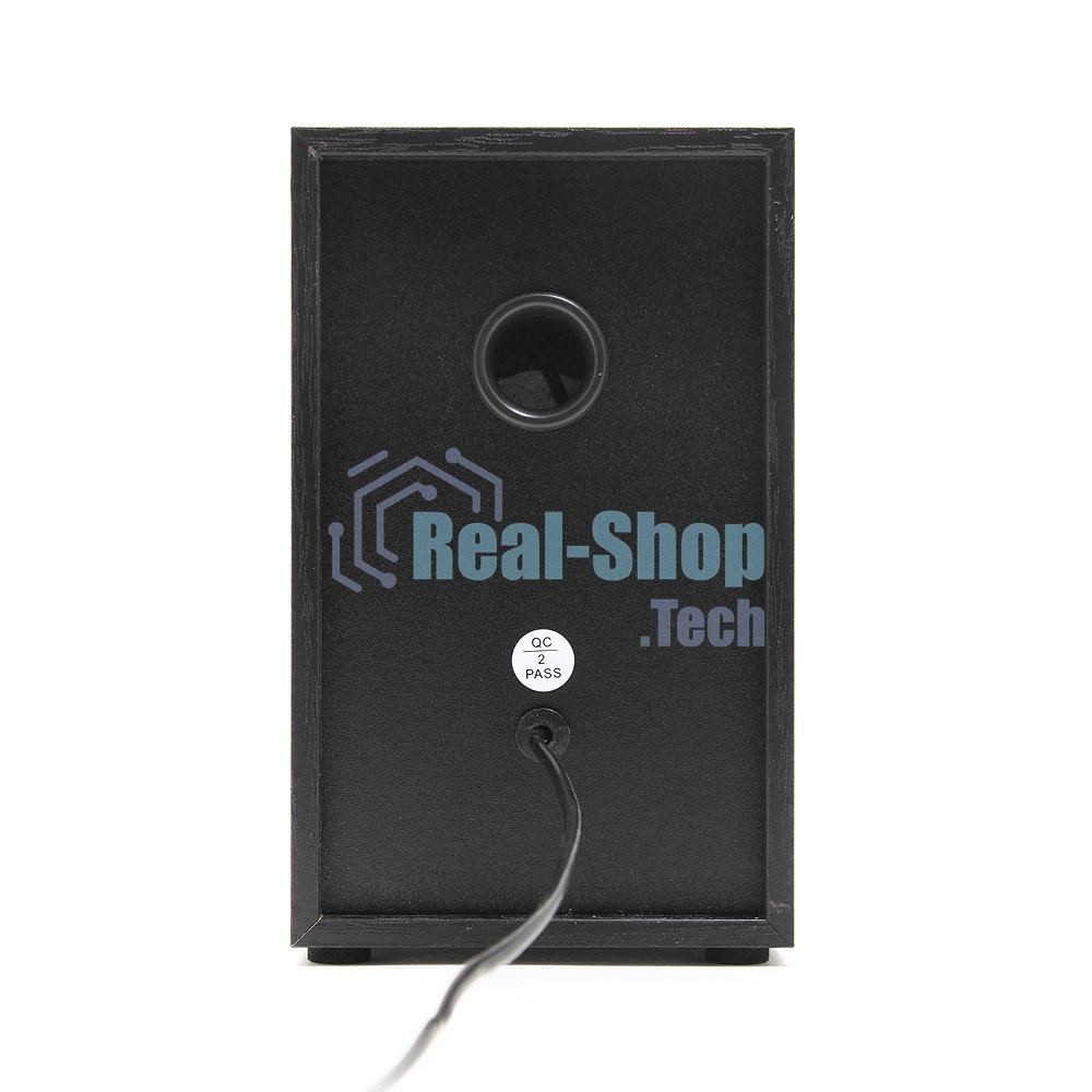 Акустическая система Gembird SPK-204, черный МДФ,2х3 Вт, регулятор громкости, USB