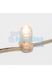 Гирлянда Neon-night LED Клип-лайт 12 V, прозрачный ПВХ, 150 мм, цвет диодов теплый белый