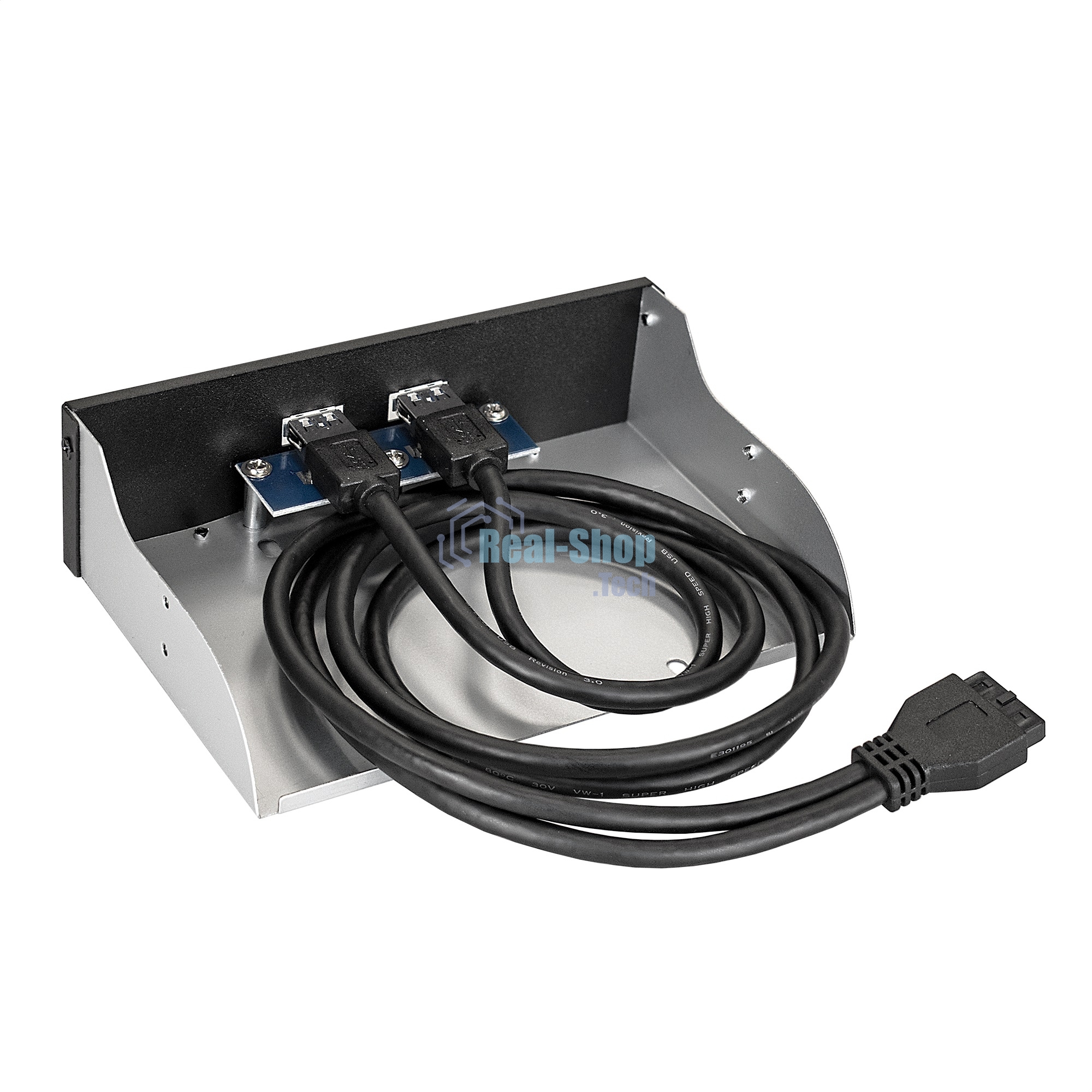 Планка USB на переднюю панель ExeGate EX289289RUS U5H-615, 5,25