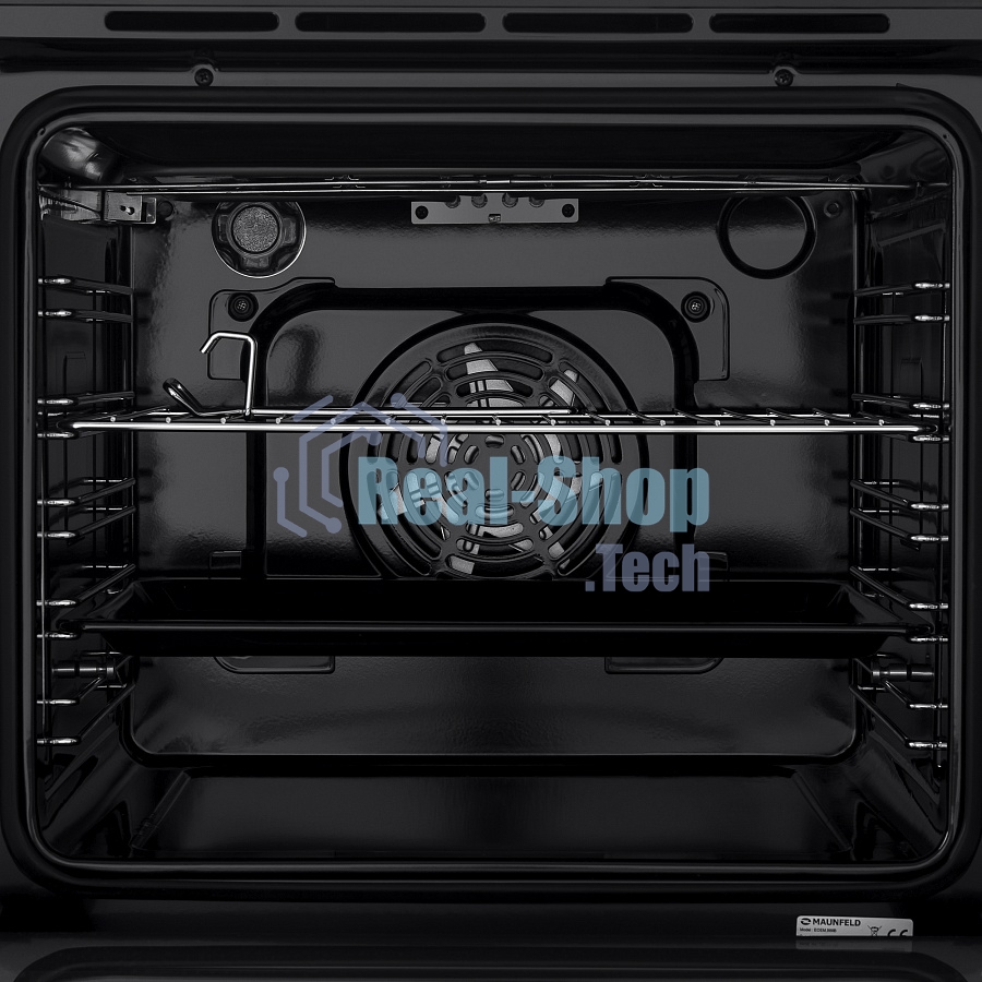 Духовой шкаф электрический Maunfeld EOEM.589B черный/серебристый, встраиваемый